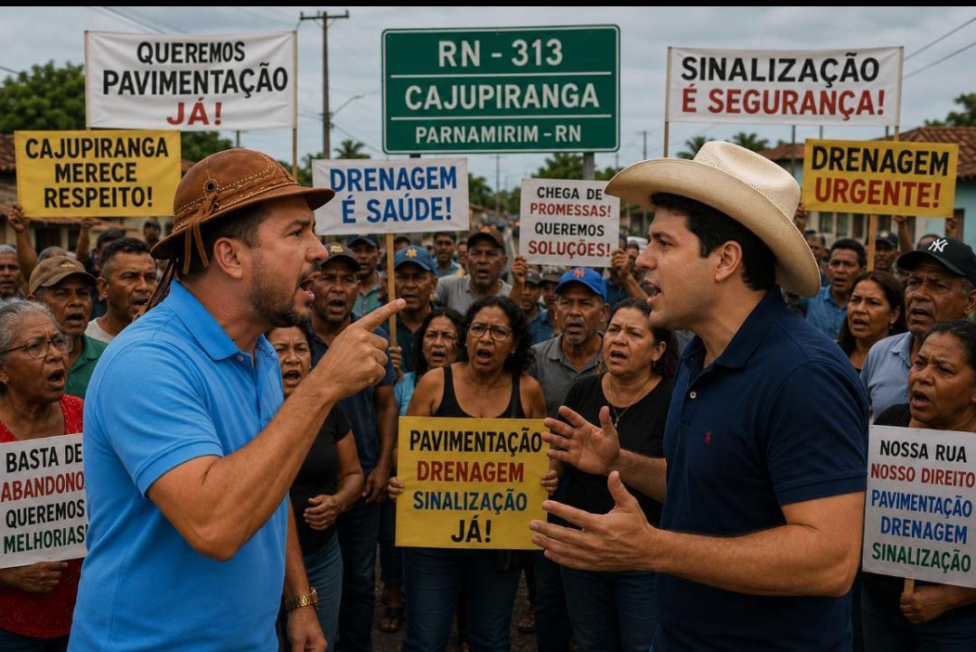 Cajupiranga pega fogo: Vavá e Gabriel César antecipam guerra política por território em Parnamirim
