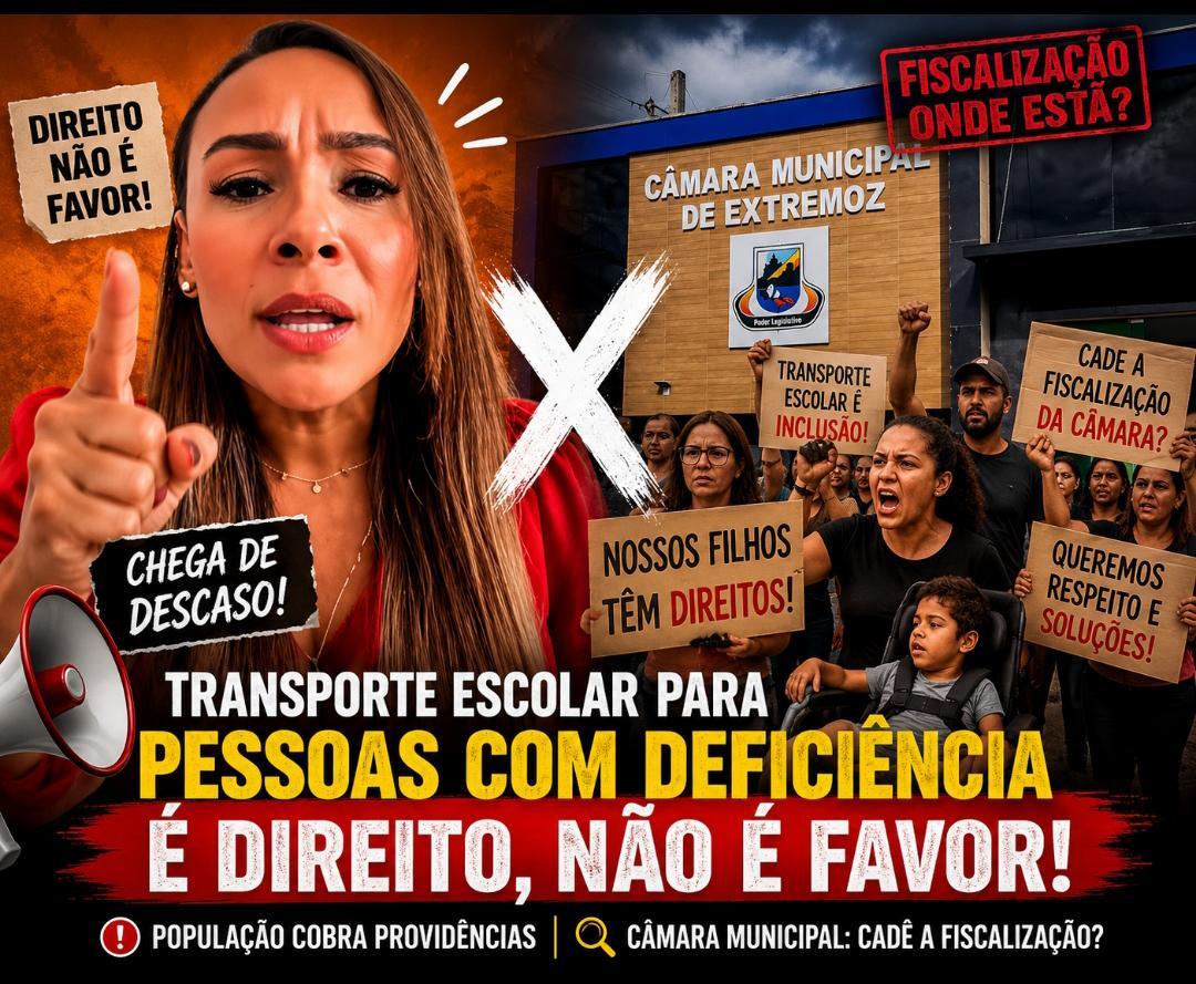 Câmara de Extremoz é Cobrada por Fiscalização em Caso do Transporte Escolar para Pessoas com Deficiência