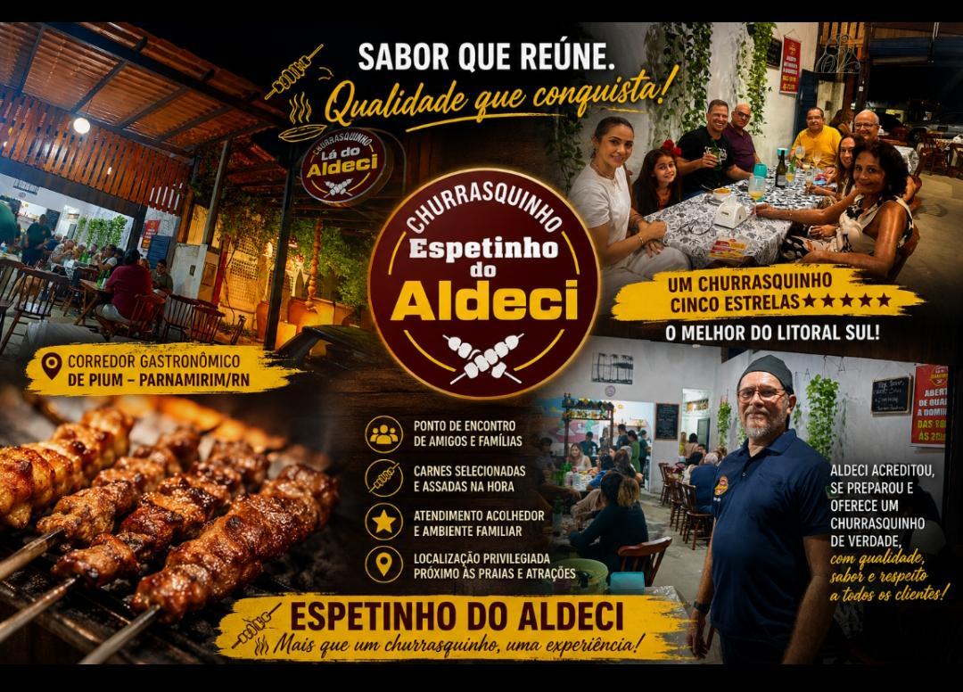 Churrasquinho do Aldeci se consolida como referência gastronômica no corredor de Pium