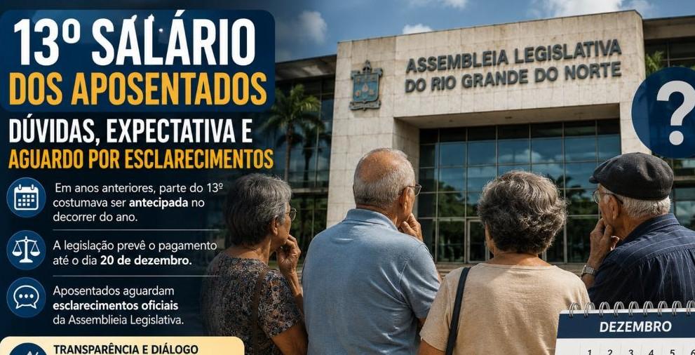 Aposentados Aguardam Esclarecimentos Sobre o Pagamento do 13º Salário