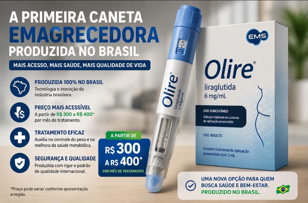 Caneta emagrecedora brasileira chega ao mercado por menos de R$ 400 e promete ampliar acesso ao tratamento da obesidade