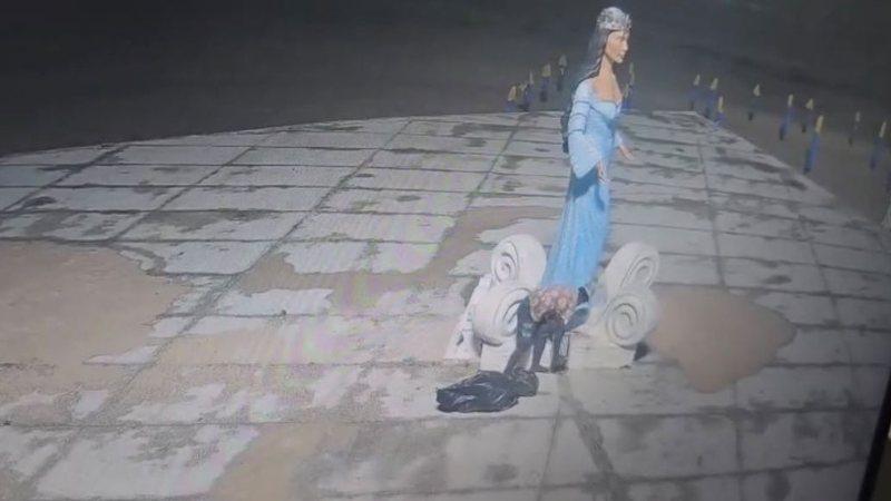 Criminosos furtam equipamentos da iluminação da estátua de Iemanjá pela terceira vez em Natal