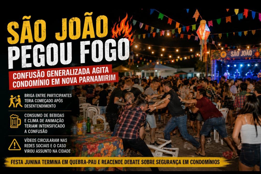 Nova Parnamirim: Confusão em Arraiá de Condomínio Reacende Debate Sobre Segurança em Eventos Privados