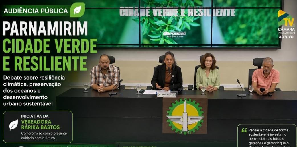 Parnamirim debate sustentabilidade e planejamento para enfrentar desafios climáticos