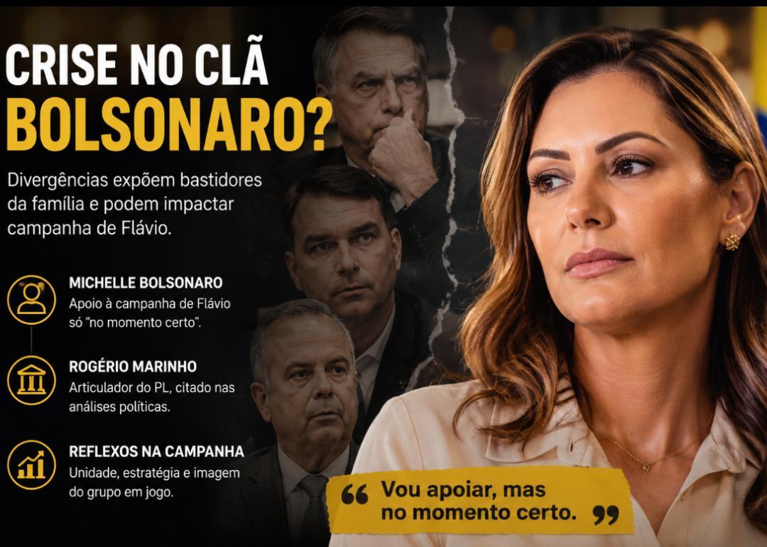Racha nos Bastidores? Divergências na Família Bolsonaro Ganham Espaço e Levantam Dúvidas Sobre a Campanha de Flávio