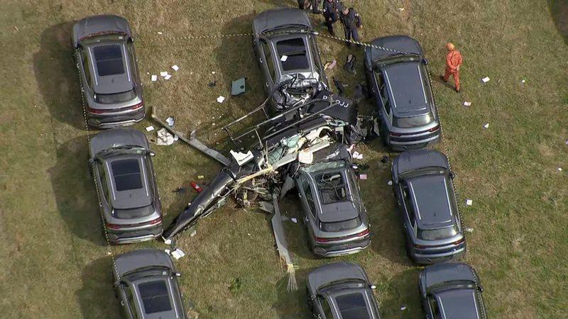 [VÍDEO] Seis pessoas morrem após colisão entre helicópteros no Rio de Janeiro