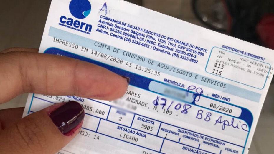 Prepare o bolso: conta de água fica mais cara em agosto; veja quanto você vai pagar com o reajuste da Caern