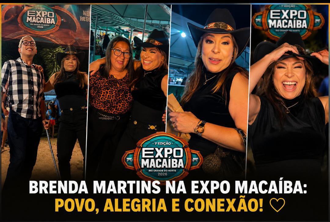 Brenda Martins ganha destaque na Expo Macaíba e 2028 começa a entrar no radar político
