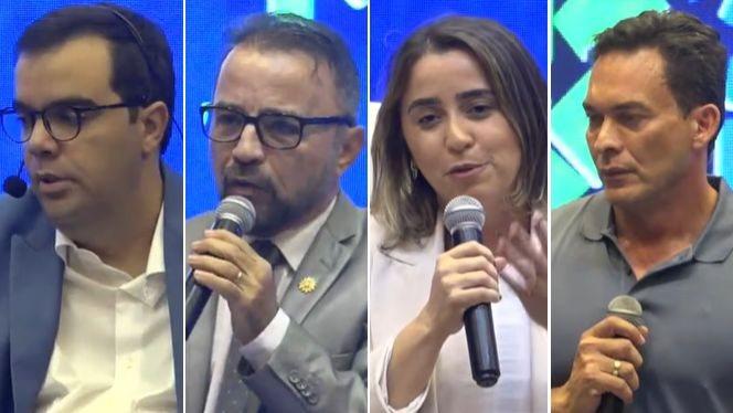 Candidatos ao Senado apresentam propostas durante sabatina em Natal