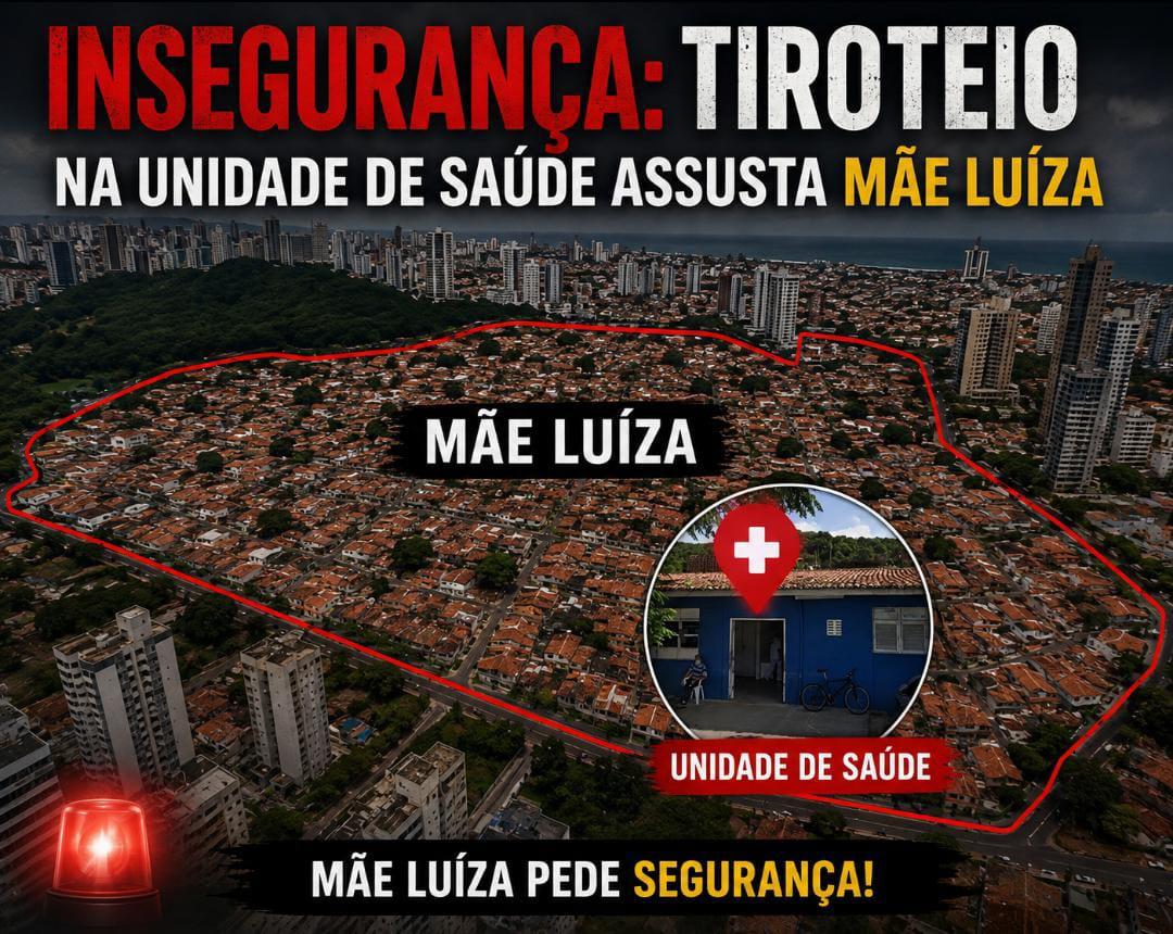 Tiroteio em Mãe Luíza gera tensão e interrompe rotina de unidade de saúde em Natal
