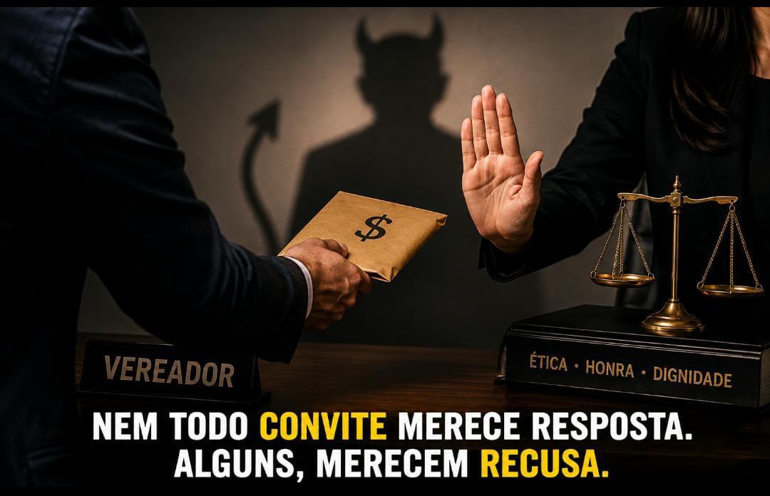 Vereador procura Brenda Martins, recebe resposta contundente e sai de cena, segundo relato