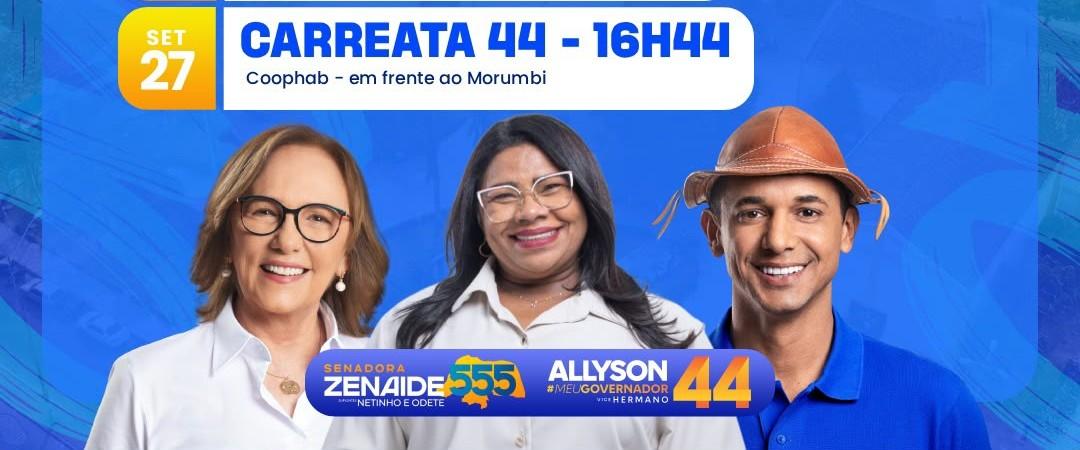 Agenda 44 movimenta Parnamirim com atos de campanha em diferentes bairros
