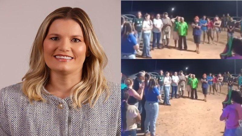Fala de prefeita de Rafael Godeiro sobre voto provoca reação nas redes sociais