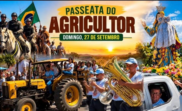 Passeata do Agricultor marca despedida de Vivaldo Costa e homenageia o homem do campo em Caicó