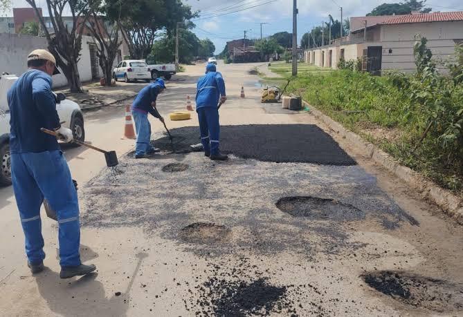 RN-160 recebe operação tapa-buraco, mas recuperação definitiva ainda é aguardada