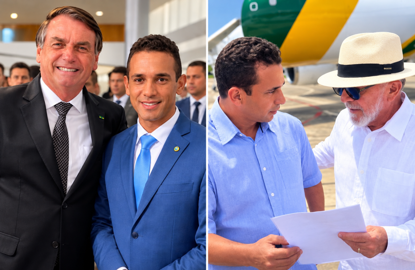 Allyson Bezerra exibe fotos com Lula e Bolsonaro e defende diálogo acima da disputa ideológica