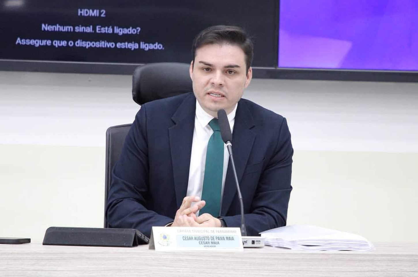 Dr. César Maia é reconduzido à presidência da Câmara de Parnamirim para 2027 e 2028