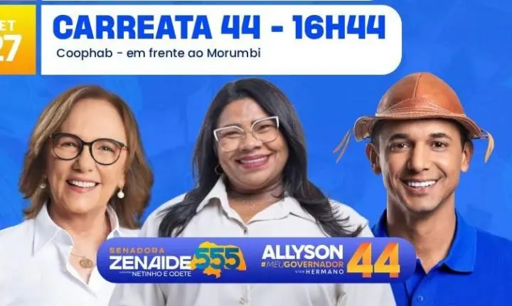 Agenda 44 movimenta Parnamirim com atos de campanha em diferentes bairros