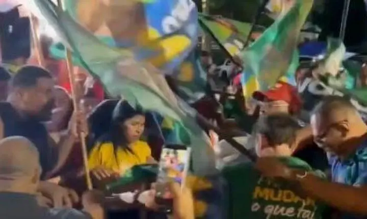 Confusão entre militantes do PT e do PL é registrada antes de debate em Natal