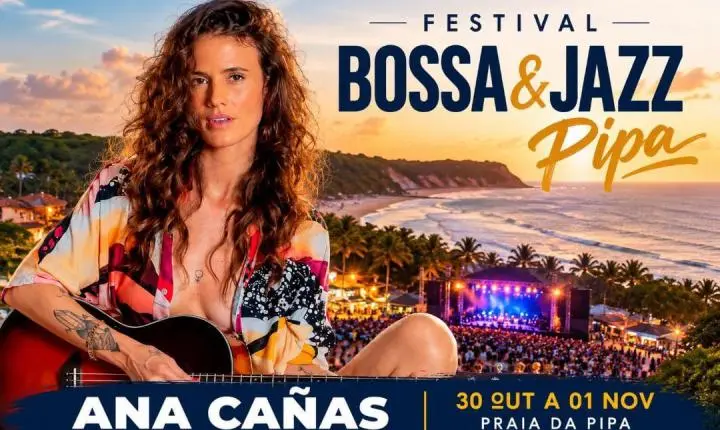 Pipa se prepara para Fest Bossa & Jazz 2026 com 30 shows gratuitos e expectativa de forte movimentação turística